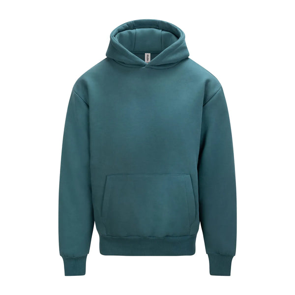 Felpa Signature Heavyweight Hoodie Teal / XS - personalizzabile con logo