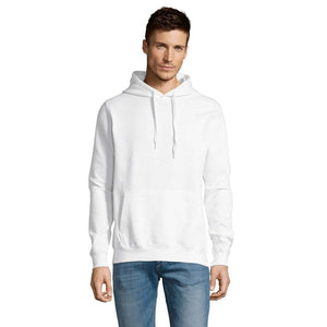 Felpa Slam  Con Cappuccio Un Bianco / XS - personalizzabile con logo