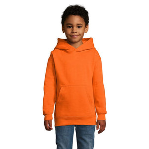Felpa Slam Kids  Cappuccio Arancione / L - personalizzabile con logo