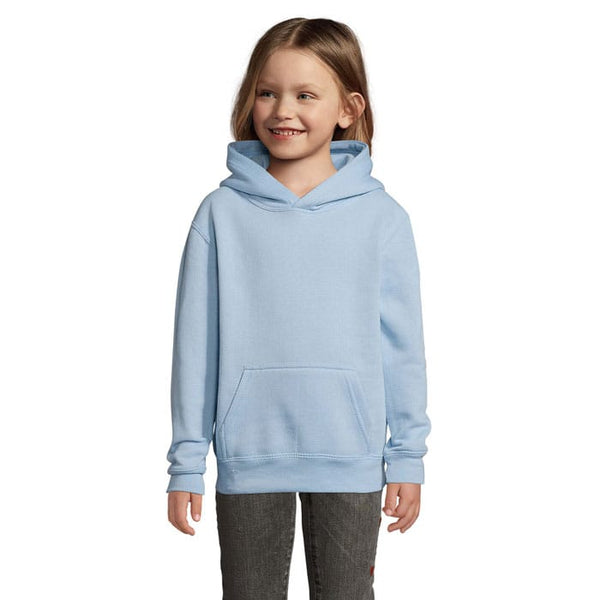 Felpa Slam Kids  Cappuccio azzurro / 3XL - personalizzabile con logo