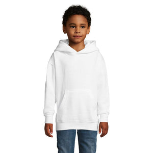 Felpa Slam Kids  Cappuccio Bianco / L - personalizzabile con logo