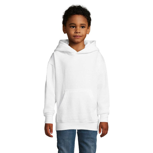 Felpa Slam Kids  Cappuccio Bianco / L - personalizzabile con logo