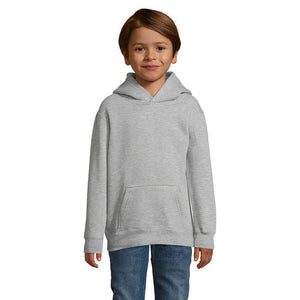 Felpa Slam Kids  Cappuccio grigio / L - personalizzabile con logo