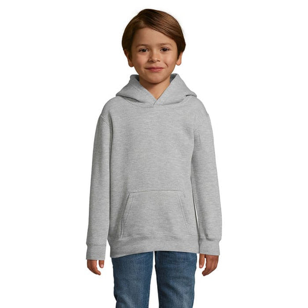 Felpa Slam Kids  Cappuccio grigio / L - personalizzabile con logo