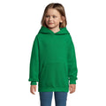 Felpa Slam Kids  Cappuccio verde / L - personalizzabile con logo