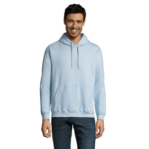 Felpa Snake  Uni Cappuccio Celeste / XS - personalizzabile con logo