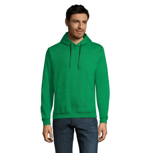 Felpa Snake  Uni Cappuccio Verde Foglia / XS - personalizzabile con logo