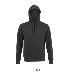 Felpa Spencer  Con Cappuccio Antracite Melange / XS - personalizzabile con logo