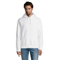 Felpa Spencer  Con Cappuccio Bianco / XS - personalizzabile con logo