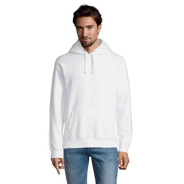 Felpa Spencer  Con Cappuccio Bianco / XS - personalizzabile con logo