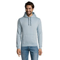 Felpa Spencer  Con Cappuccio Blu Pastello / XS - personalizzabile con logo