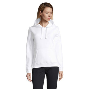 Felpa Spencer  Donna280G Bianco / XS - personalizzabile con logo