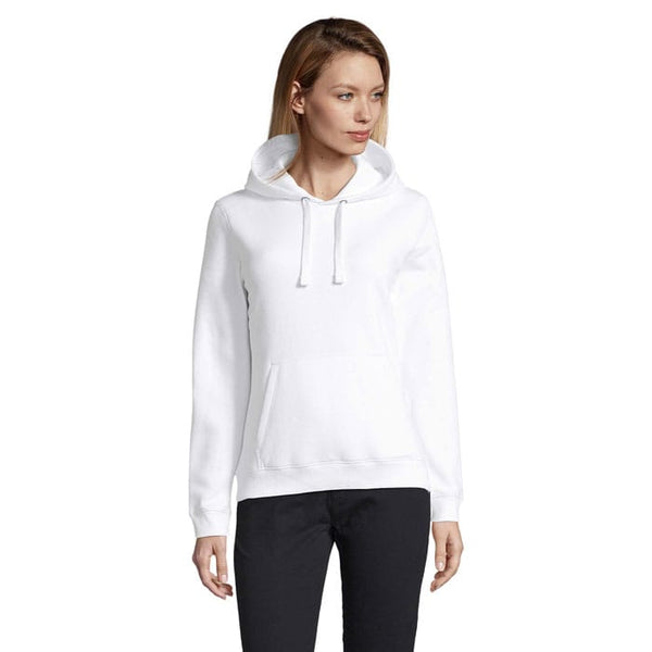 Felpa Spencer  Donna280G Bianco / XS - personalizzabile con logo