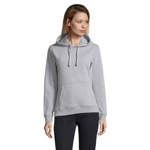 Felpa Spencer  Donna280G grigio / XS - personalizzabile con logo