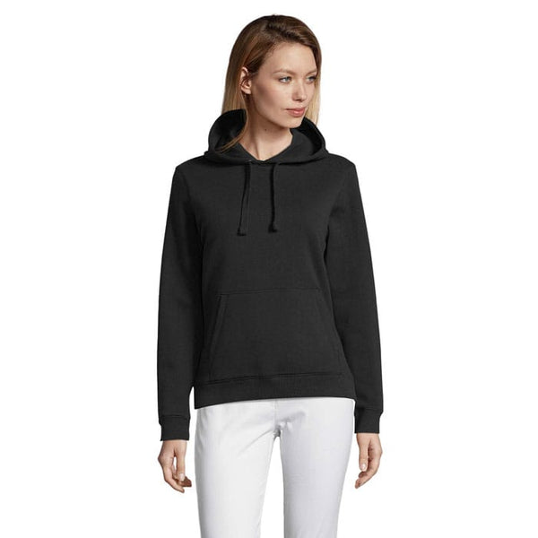 Felpa Spencer  Donna280G Nero / XS - personalizzabile con logo