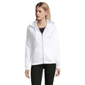 Felpa Spike Hood Donna 280Gr Bianco / XS - personalizzabile con logo