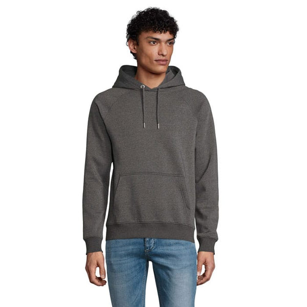 Felpa Stellar  Uni Cappuccio Antracite Melange / XS - personalizzabile con logo