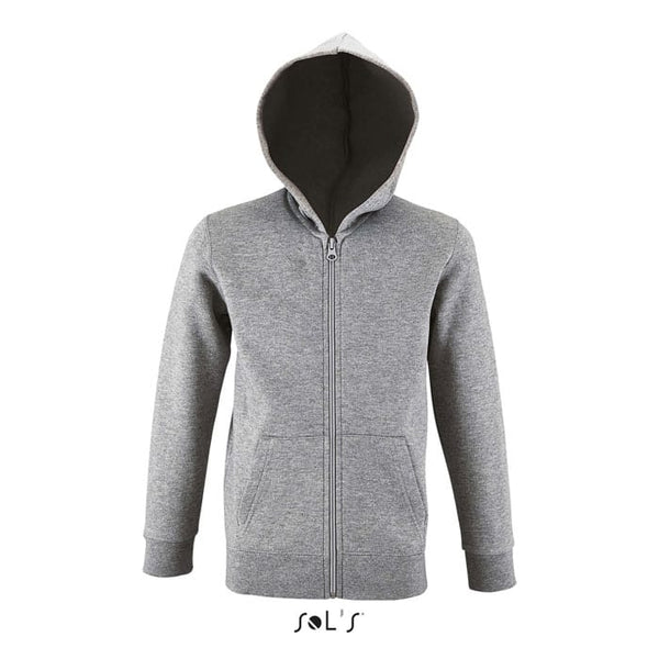 Felpa Stone Kids Hoodie  260G grigio / XL - personalizzabile con logo