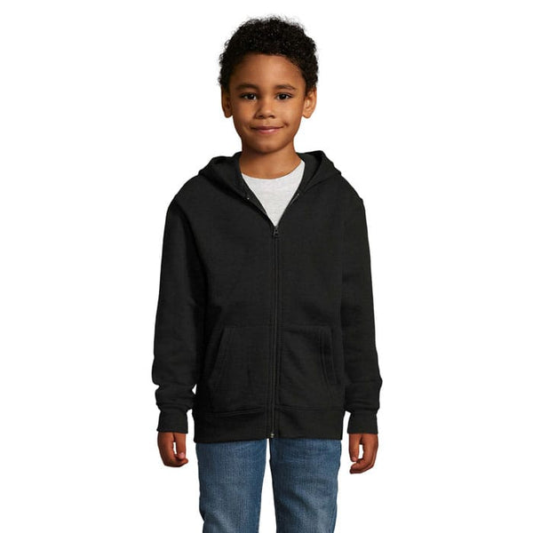 Felpa Stone Kids Hoodie  260G Nero / XL - personalizzabile con logo
