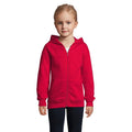 Felpa Stone Kids Hoodie  260G Rosso / XL - personalizzabile con logo