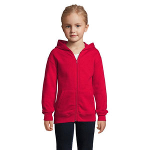 Felpa Stone Kids Hoodie  260G Rosso / XL - personalizzabile con logo