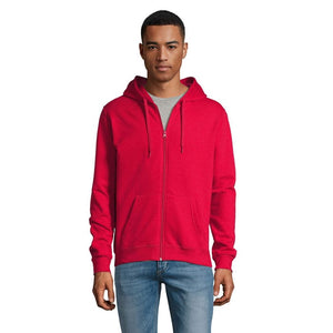 Felpa Stone Uni Hoodie 260G Rosso / XS - personalizzabile con logo