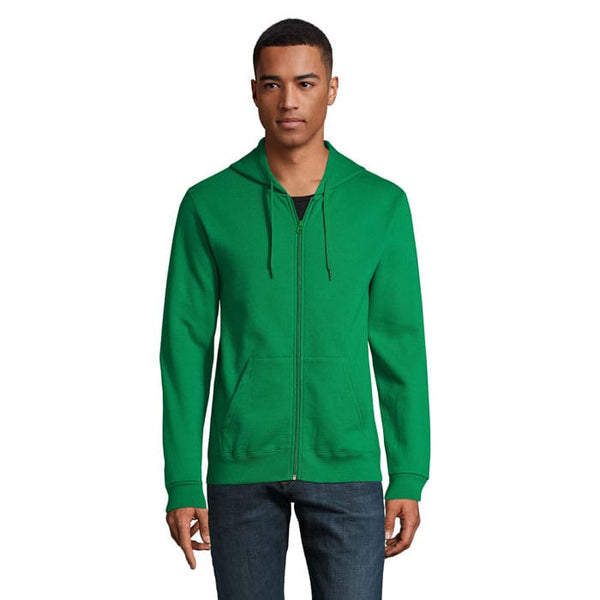Felpa Stone Uni Hoodie 260G verde / XS - personalizzabile con logo
