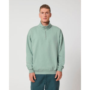 Felpa Unisex Boxy Con Mezza Zip Al Tocco Secco Miller Dry - personalizzabile con logo