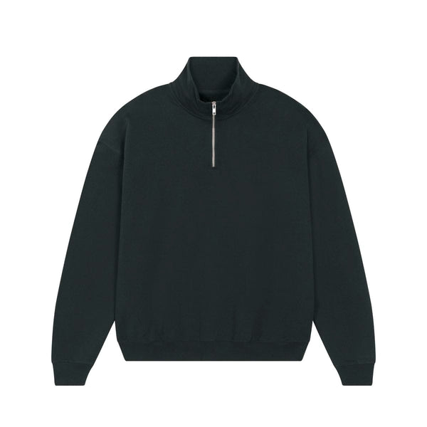 Felpa Unisex Boxy Con Mezza Zip Al Tocco Secco Miller Dry - personalizzabile con logo