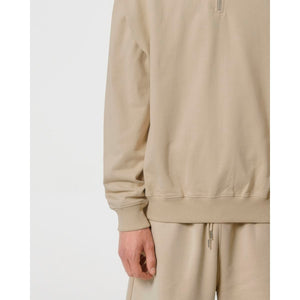 Felpa Unisex Boxy Con Mezza Zip Al Tocco Secco Miller Dry - personalizzabile con logo