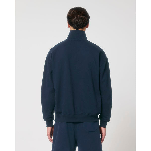 Felpa Unisex Boxy Con Mezza Zip Al Tocco Secco Miller Dry - personalizzabile con logo