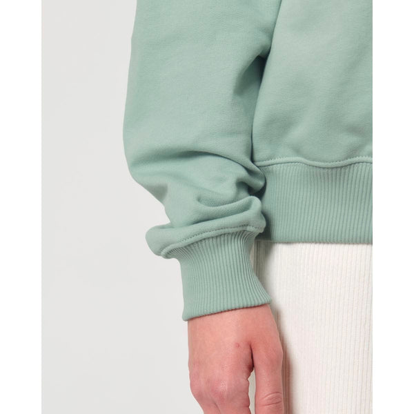 Felpa Unisex Boxy Con Mezza Zip Al Tocco Secco Miller Dry - personalizzabile con logo