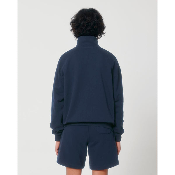 Felpa Unisex Boxy Con Mezza Zip Al Tocco Secco Miller Dry - personalizzabile con logo