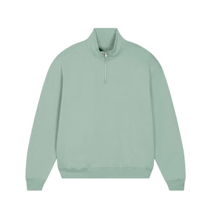 Felpa Unisex Boxy Con Mezza Zip Al Tocco Secco Miller Dry - personalizzabile con logo