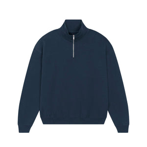 Felpa Unisex Boxy Con Mezza Zip Al Tocco Secco Miller Dry - personalizzabile con logo