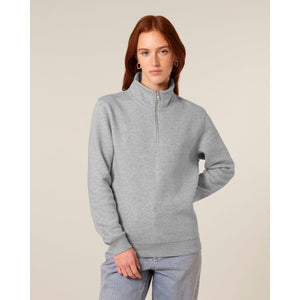 Felpa Unisex Con Mezza Zip Trucker 2.0 - personalizzabile con logo