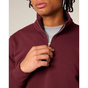 Felpa Unisex Con Mezza Zip Trucker 2.0 - personalizzabile con logo