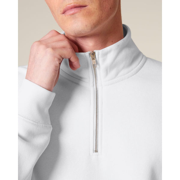 Felpa Unisex Con Mezza Zip Trucker 2.0 - personalizzabile con logo