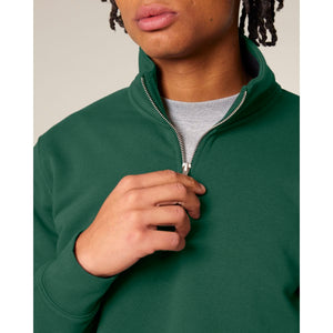 Felpa Unisex Con Mezza Zip Trucker 2.0 - personalizzabile con logo