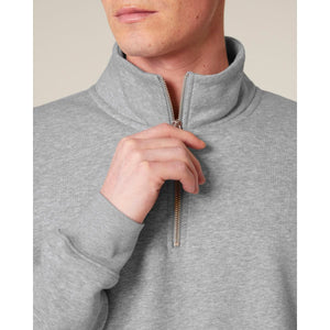 Felpa Unisex Con Mezza Zip Trucker 2.0 - personalizzabile con logo