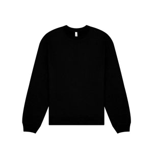 Felpa Unisex Crewneck Heavy nero / XS - personalizzabile con logo