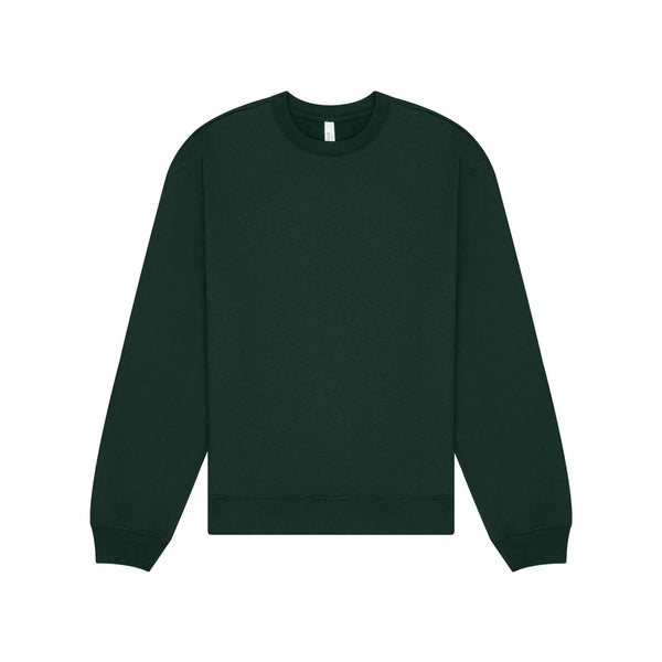 Felpa Unisex Crewneck Heavy verde / XS - personalizzabile con logo