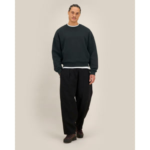 Felpa Unisex Pesante Girocollo Former nero / XXS - personalizzabile con logo