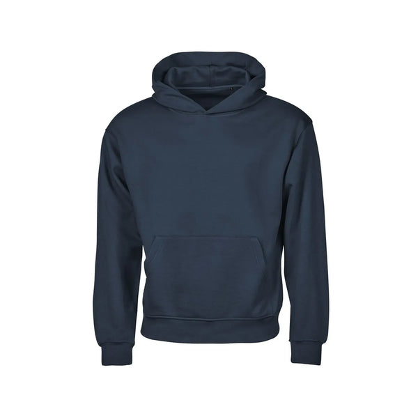 Felpa Urban Heavy Loose Fit Hooded blu / S - personalizzabile con logo