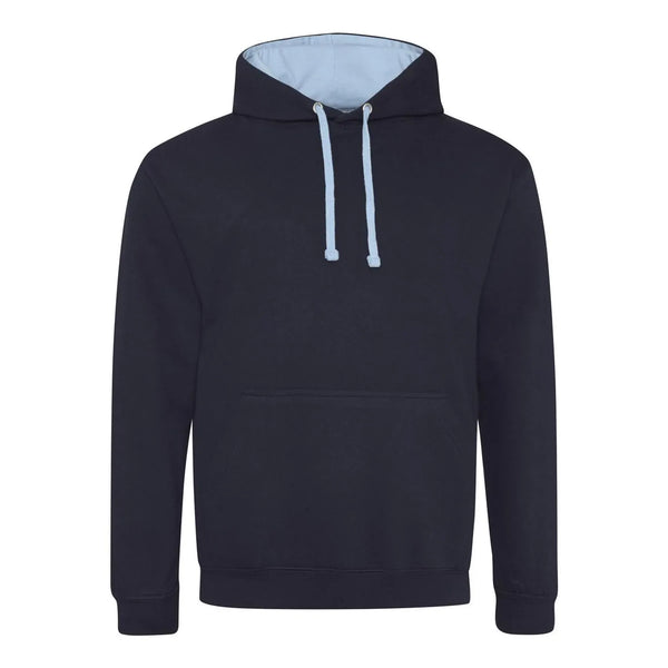 Felpa Varsity Hoodie blu / S - personalizzabile con logo
