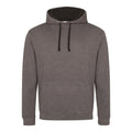 Felpa Varsity Hoodie charcoal/jet black / S - personalizzabile con logo