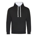 Felpa Varsity Hoodie nero / S - personalizzabile con logo