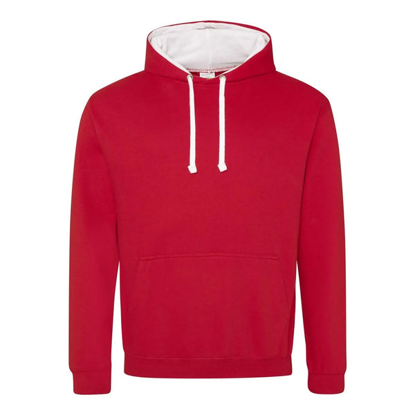 Felpa Varsity Hoodie rosso / XS - personalizzabile con logo