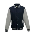 Felpa Varsity Jacket blu / XS - personalizzabile con logo