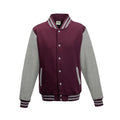 Felpa Varsity Jacket bordeaux / XS - personalizzabile con logo